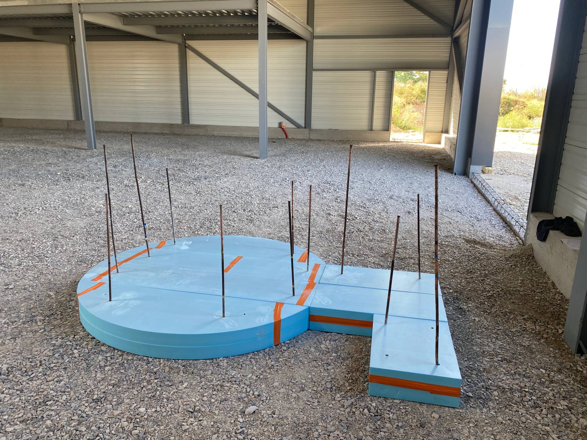 Réservation pour machine filmeuse