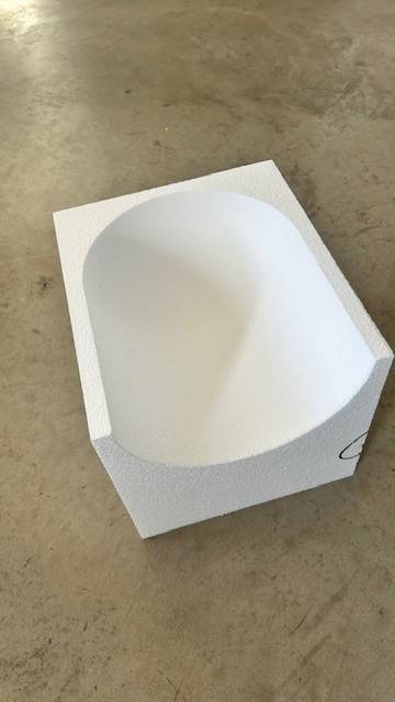 Pièce usinée en polystyrène pour Marseille